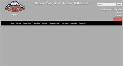 Desktop Screenshot of mahonpools.com